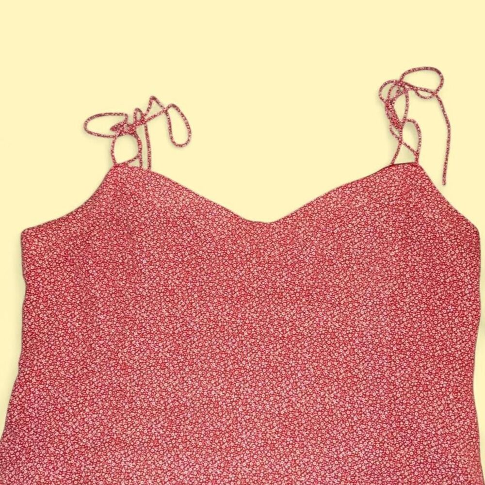 Abercrombie-fitch Women's Red and Pink Vest